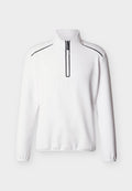 Calvin Klein Golf BROOKHILL TECHNICAL HALF ZIP - Sweatshirt - white