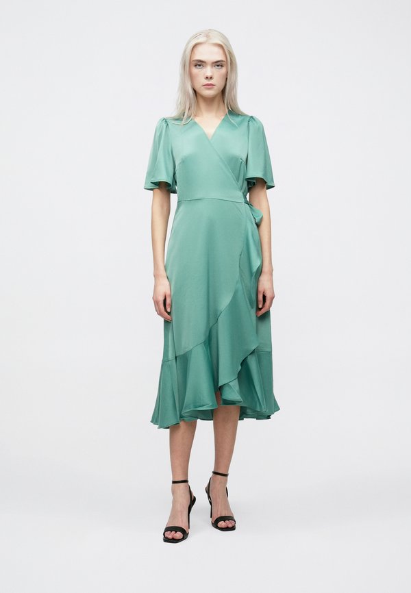 YAS YASTHEA MIDI WRAP DRESS