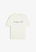 Bershka RELAXED PRINT T-SHIRT - Print T-shirt - white