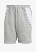 adidas Performance TIRO24 SWEAT SHORT - Sports shorts - medium grey heather   white