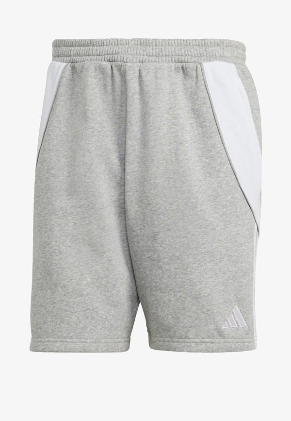 adidas Performance TIRO24 SWEAT SHORT - Sports shorts - medium grey heather   white