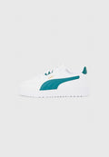 Puma SHUFFLE DOWNTOWN UNISEX - Trainers - white/emerald ice