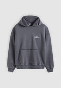 Levi's® TWO HORSE BOXY - Hoodie - grunge wash gr opt2 dark phantom