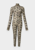 Norma Kamali LONG SLEEVE CATSUIT