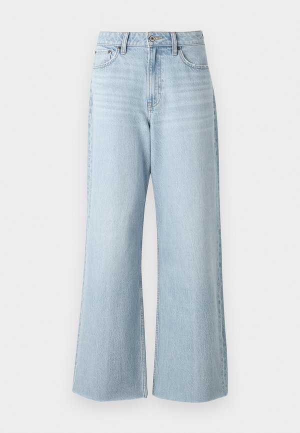 Abercrombie & Fitch Curve Love High Rise Wide Leg Jean