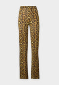 MARINE SERRE PYTHON PRINTED CASUAL PANTS