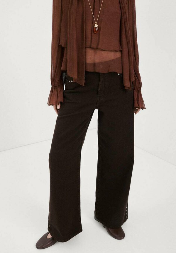 Mango Wide Leg - brown