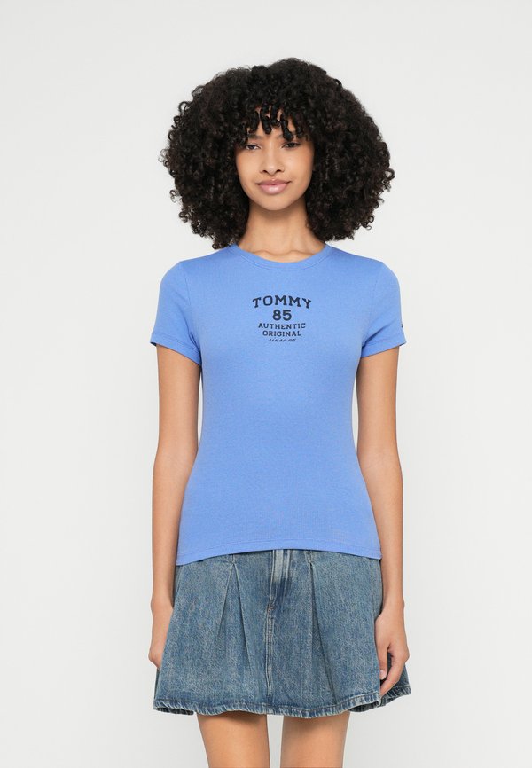 Tommy Jeans LOGO RIBBED SLIM T-SHIRT