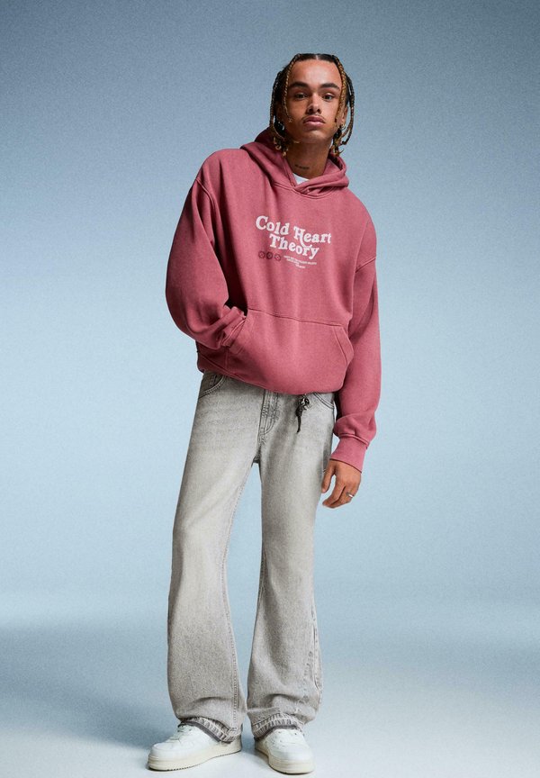 Bershka TALL STRAIGHT FLARED - Bootcut jeans - grey