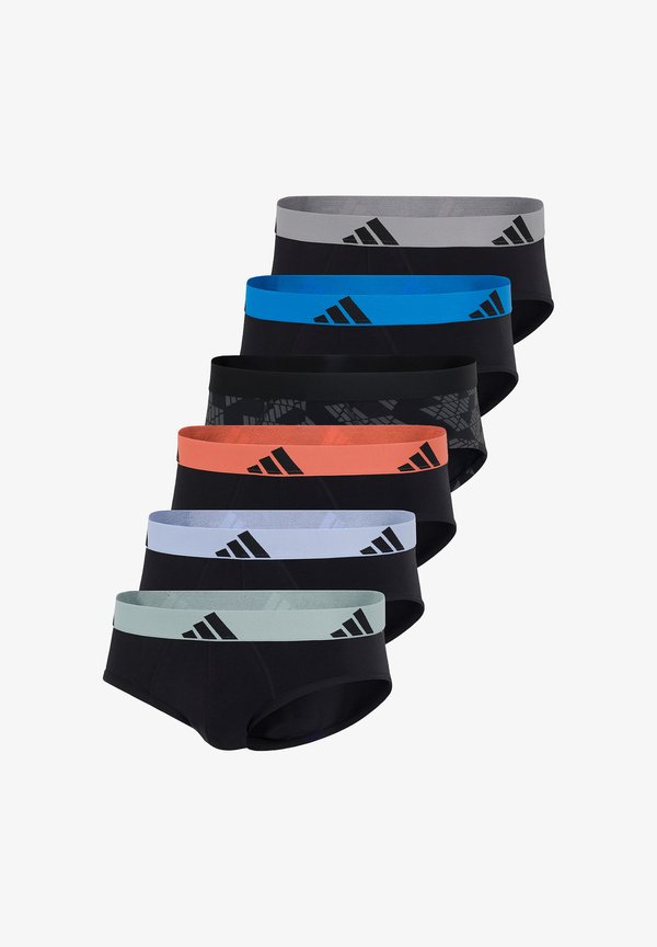 adidas Sportswear 6 PACK - Briefs - schwarz/multicolor