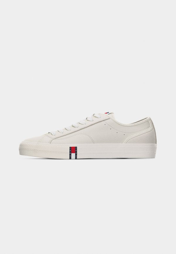 Tommy Jeans ARCHIVE FLAG STRIPE LEATHER TRAINERS
