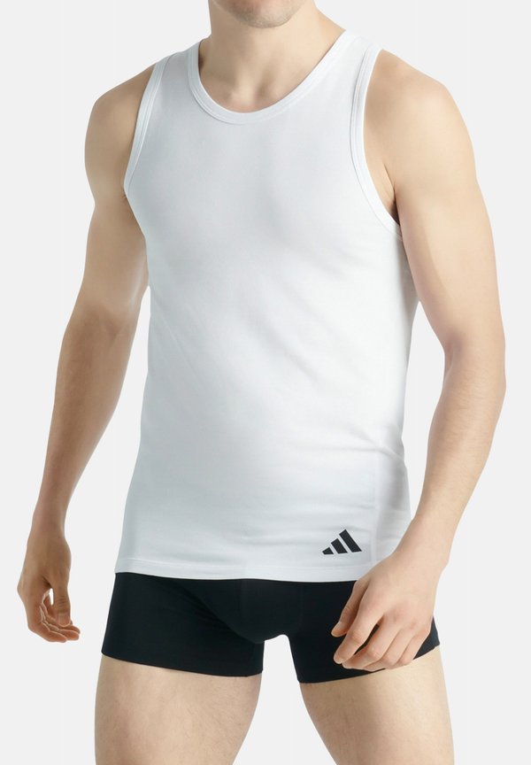 adidas Sportswear TANK 4ER PACK ACTIVE FLEX ERGONOMIC - Undershirt - schwarz weiß