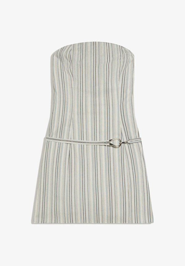Bershka DRESS - Cocktail dress / Party dress - light blue