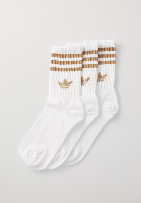 adidas Originals 3S CREW S UNISEX 3PACK - Socks - white   cardboard