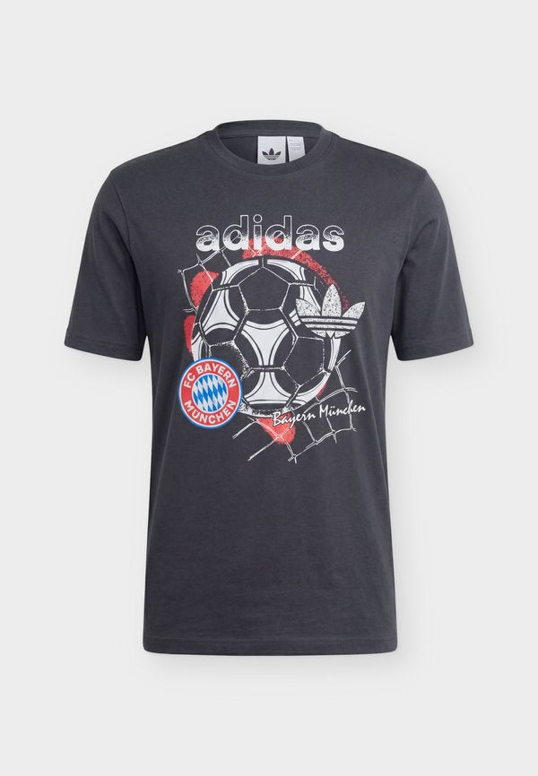 adidas Originals FC BAYERN MUENCHEN SEASONAL GRAPHIC TEE - Club wear - carbon