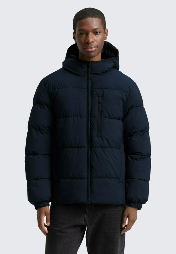 TOM TAILOR DENIM HOODED PUFFER JACKET