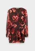 Abercrombie & Fitch PLUNGE WRAP MINI FLORAL
