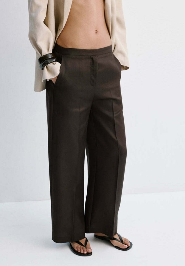 Mango ADULT - Trousers - dark brown