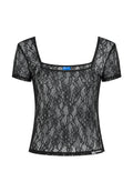 Karl Lagerfeld Jeans CAP-SLEEVED LACE