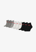 Levi's® BATWING LOGO MID CUT 9 PACK - Socks - white grey melange jet black