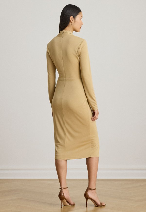 Lauren Ralph Lauren TWIST-FRONT JERSEY SURPLICE DRESS