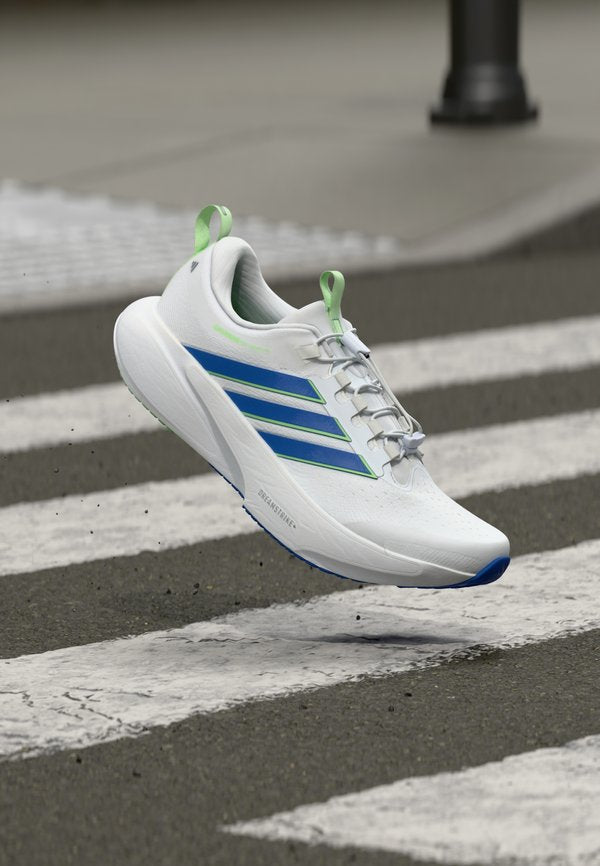 adidas Performance SUPERNOVA RISE 3 ADAPTIVE - Road running shoes - footwear white/blue/lime burst