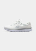 Skechers SUMMITS WIDE FIT - Trainers - white/silver