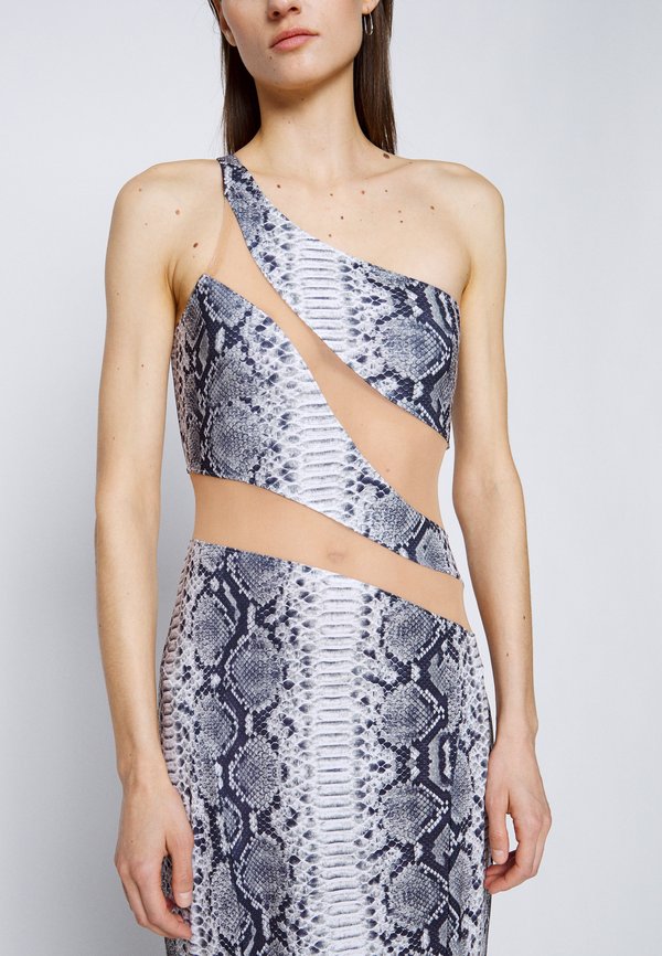 Norma Kamali SNAKE FISHTAIL DRESS TO MIDCALF