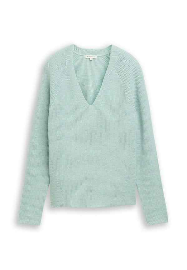TOM TAILOR PULLOVER MIT V-AUSSCHNITT