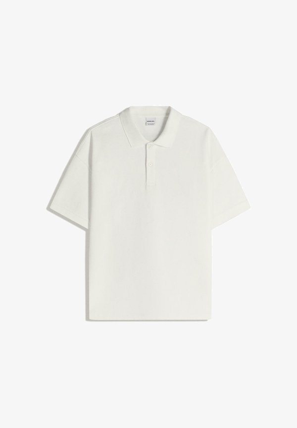 Bershka SHORT SLEEVE  - Polo shirt - white