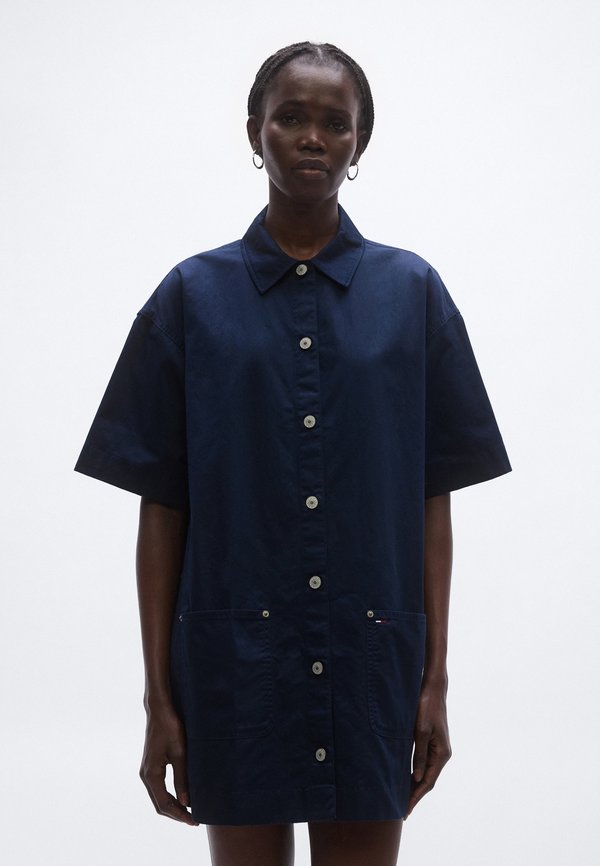 Tommy Jeans PATCH POCKET MINI LOOSE SHIRT DRESS