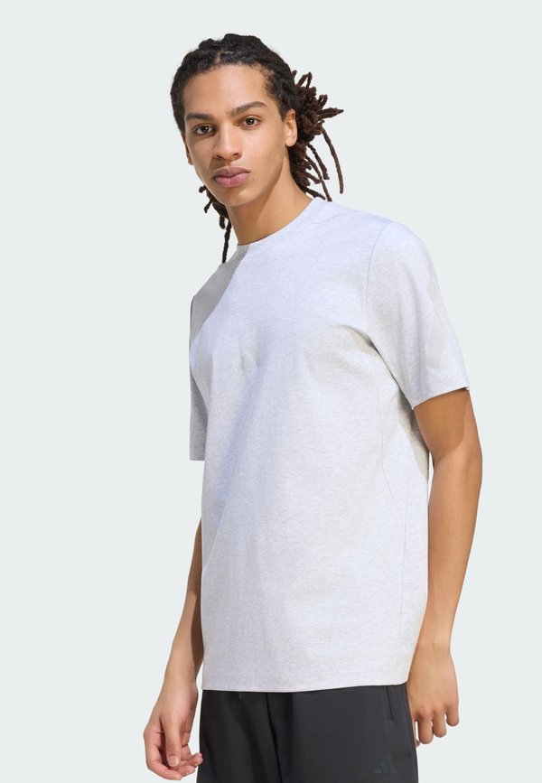 adidas Sportswear ADIDAS Z.N.E. T-SHIRT - Print T-shirt - light grey heather