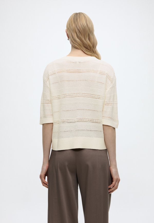 TOM TAILOR DENIM KNIT OPEN STRUCTURE PULLOVER