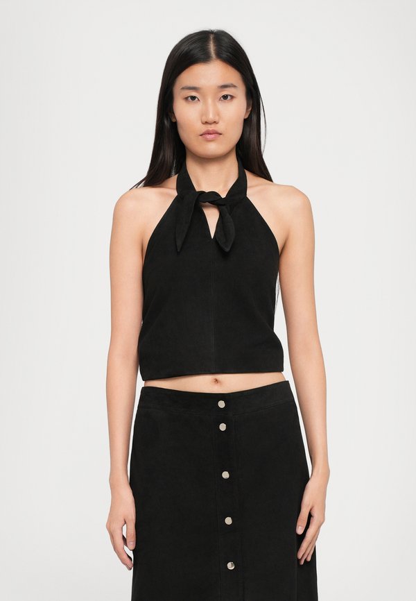 STUDIO ID TIE NECK HALTER