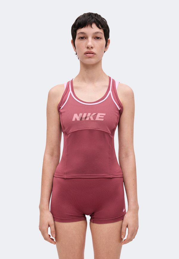 Nike Performance ONE TANK - Top - pink smoke/pink rise/mystic dates/white