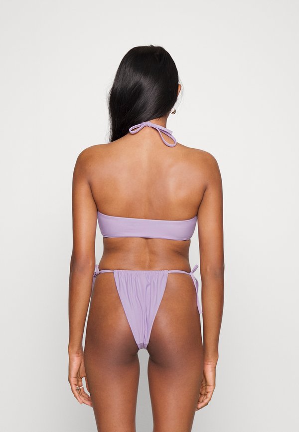 Missguided RING DETAIL HALTERNECK TOP HIGH LEG BOTTOM SET