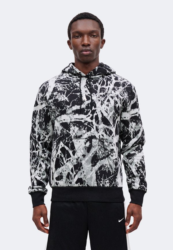 Nike Performance CLUB HOODIE - Hoodie - black