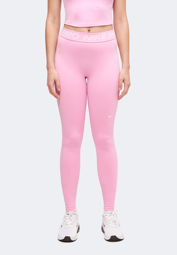 Nike Performance W NP DF 365 MR TIGHT USM - Leggings - pink rise/white