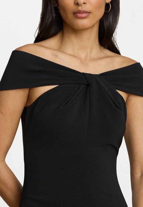 Lauren Ralph Lauren TWIST-FRONT CREPE COCKTAIL DRESS