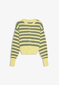 Bershka CARDIGAN - Cardigan - yellow