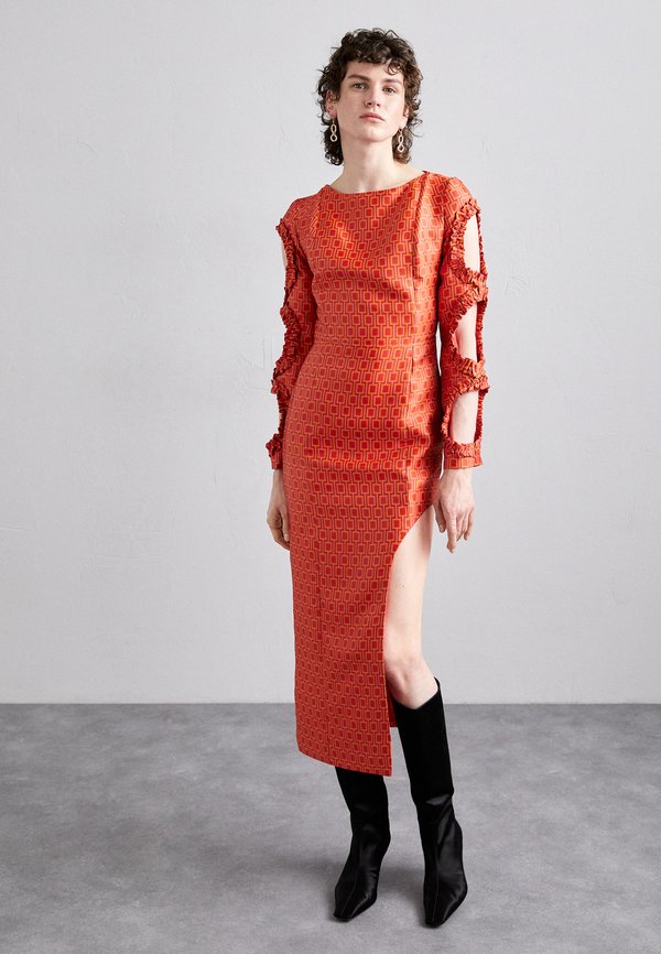 Psychedelic Overdose RUFFLE DRESS