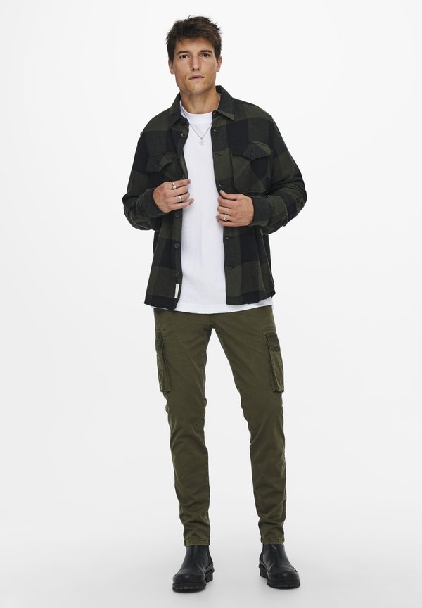 Only & Sons ONSMILO CHECK OVERSHIRT