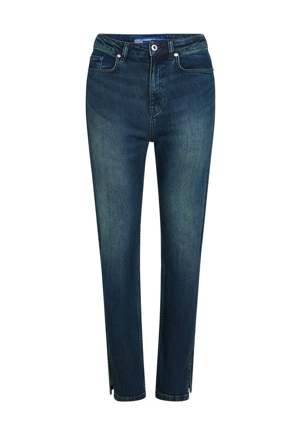 Karl Lagerfeld Jeans HIGH-RISE SPLIT-HEM STRAIGHT