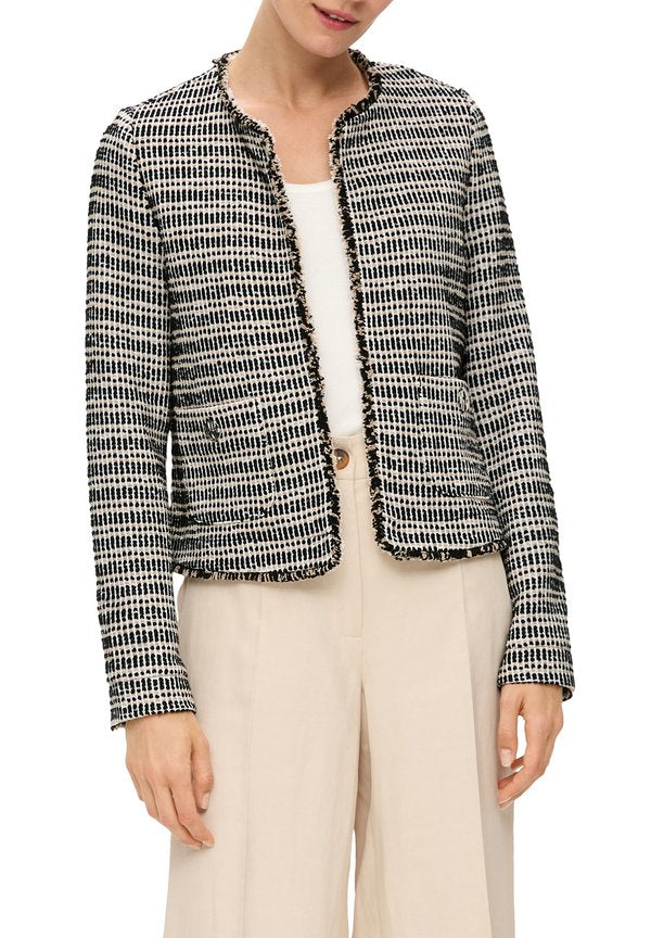 s.Oliver BLACK LABEL BOUCLÉ MET EEN RECHT
