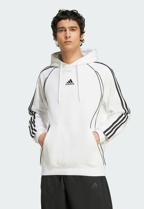 adidas Originals TEAMGEIST ADICOLOR - Hoodie - white   black