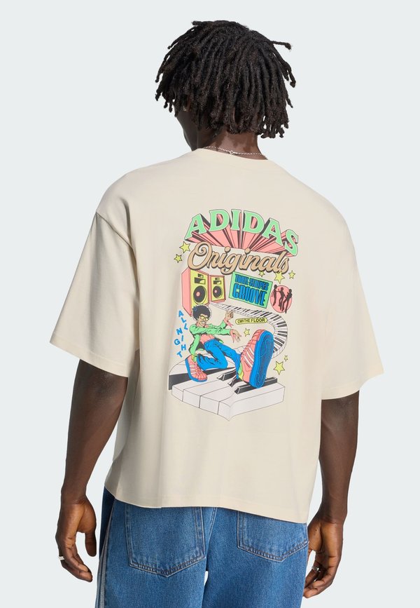 adidas Originals 70S GFX TEE - Print T-shirt - chalk white