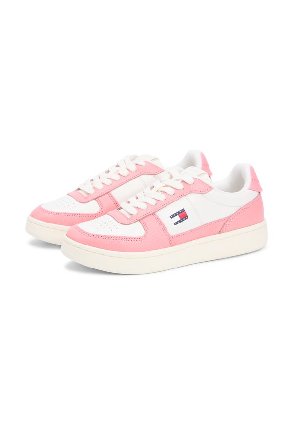 Tommy Jeans RETRO LEATHER ARCHIVE COURT TRAINERS