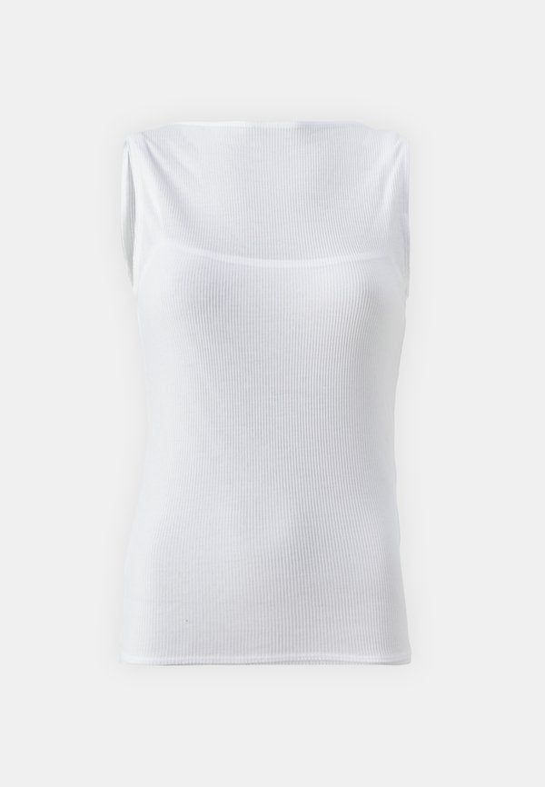Abercrombie & Fitch VARIGATED SKIM SLASH TANK