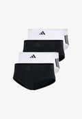 adidas Sportswear 4ER PACK ACTIVE FLEX 3 STRIPES - Briefs - schwarz   weiß