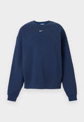 Nike Sportswear STUDIO FLEECE MEDIUM WEIGHT OVERSIZED CREW - Sweatshirt - midnight navy/sail